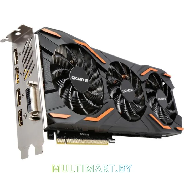 Видеокарта Gigabyte GeForce GTX1080 GV-N1080WF3OC-8GD 8Gb DDR5 256bit